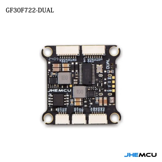Original JHEMCU GF30F722 Dual BEC Double Gyro 3-6S Compatible RC Drones High-Definition 3-6S Plastic Flight Controller